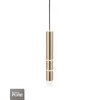 Colgante led rotativo tubular dorado 7 posiciones de luz 3000K 10W en Dorado - Lámparas colgantes, Uruguay | Iluminica, vista 2 de 5