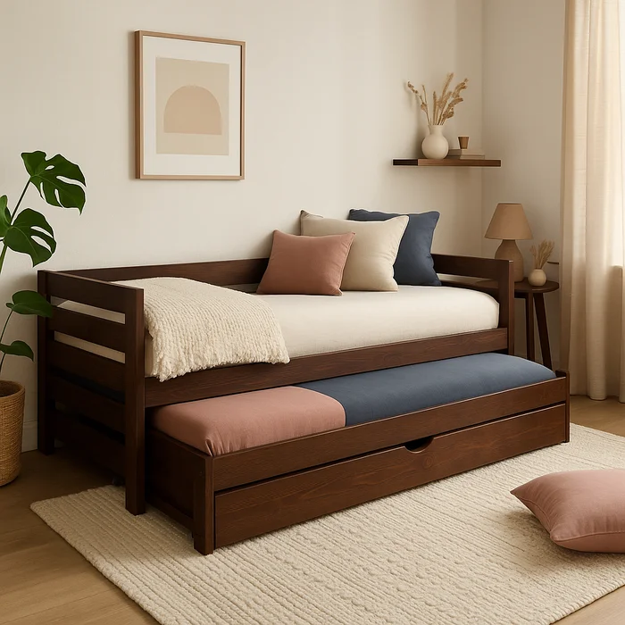 Cama Dalta en Madera natural - Dormitorio, Uruguay | Tree House Deco, vista 6