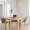Silla Rosie de chenilla y patas de madera maciza de fresno con acabado natural - marrón en Marrón, Natural - Sillas, Uruguay | Kavehome, vista 3 de 10