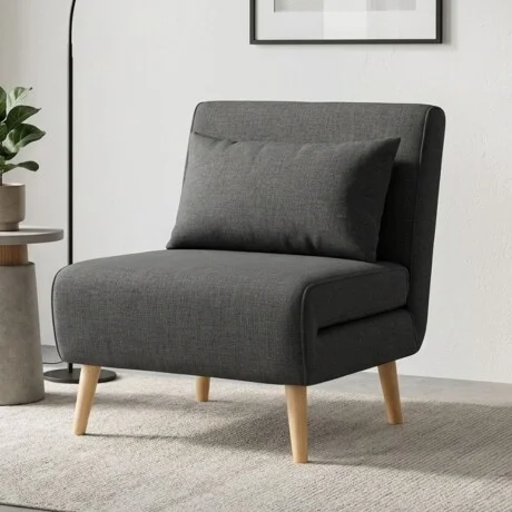 Sillon cama Trifold 1 cuerpo - Gris en Gris, Uruguay | La Cueva Muebles, vista 10