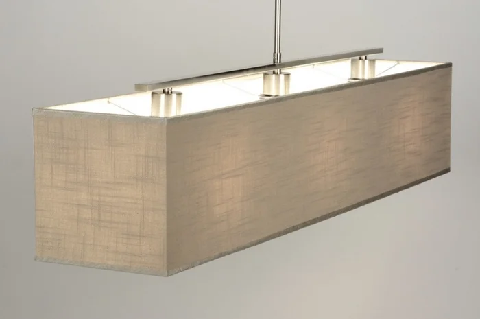 Colgante rectangular taupe en Beige - Lámparas colgantes, Uruguay | La Perla, vista 5