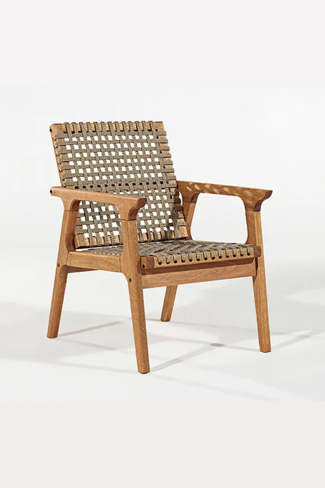 POLTRONA TRACO CUERDA RAMI 58x72x83CM JATOBA - Muebles para el exterior, Uruguay | Vinibel
