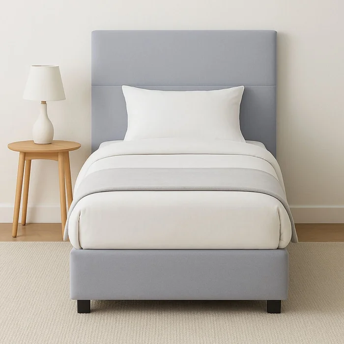 RESPALDO DE PARED COPENHAGEN GRIS 1,5 PLAZAS - Respaldos de cama, Uruguay | Viasono