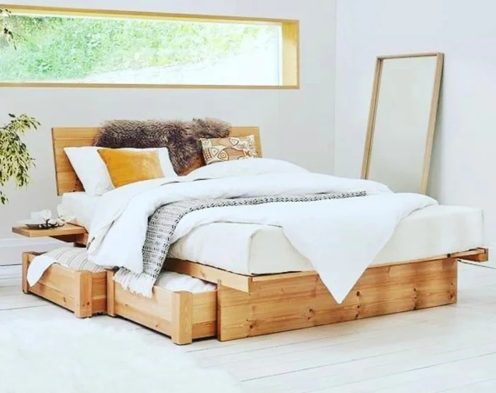 Cama Dorotea en Madera natural - Dormitorio, Uruguay | Treehouse Deco, vista 2