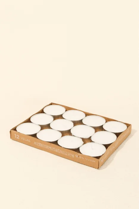 Vela Flotante 12 Un. 38g - Color Unico en Multicolor - Velas y Portavelas, Uruguay | Indian