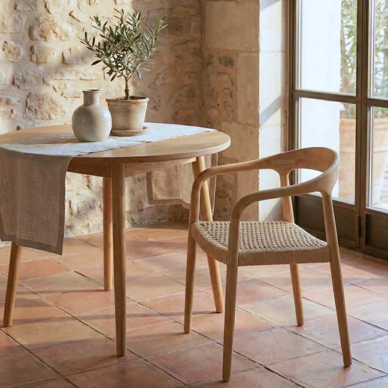 Silla de Comedor Madera natural Beige Bali - Línea Serena en Beige - Sillas, Uruguay | Ecowood, vista 3