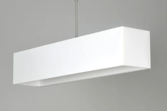 Colgante rectangular blanco en Blanco - Lámparas colgantes, Uruguay | La Perla, vista 4
