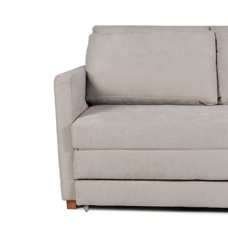 Sofá Cama Niki - Tela Microfibra - 10285 (Beige) en Beige - Sillones y sofás, Uruguay | Nyr, vista 6