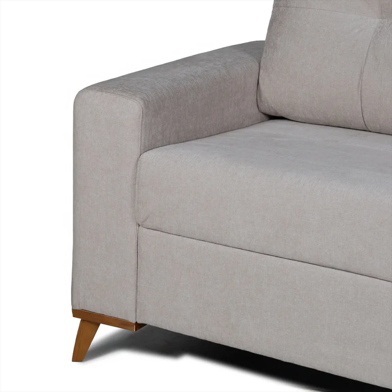 Sofá Katrina - Tela Microfibra - 3 cuerpos - 10285 (Beige) en Beige - Sillones y sofás, Uruguay | Nyr, vista 6