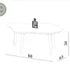 Mesa De Centro Ratona Organica 88CM 100% MDF - Mesas de living, Uruguay | Balton, vista 3 de 6