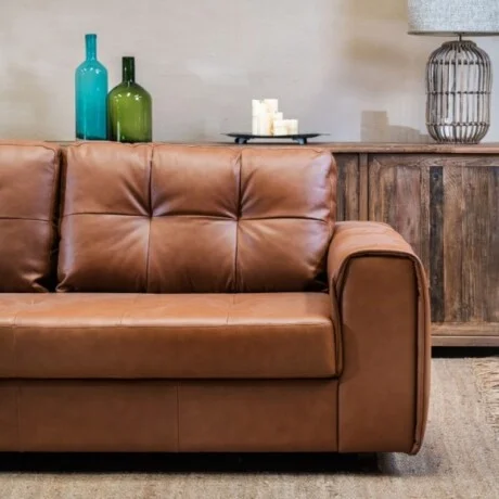Sillon Cuero Raffaello 2 Cuerpos Amarula en Marrón - Sillones y sofás, Uruguay | Aihaus, vista 2