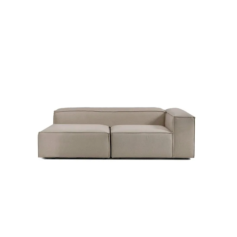 Sillón Nicole Esquinero Doble Derecho - Beige en Beige - Sillones y sofás, Uruguay | Samic