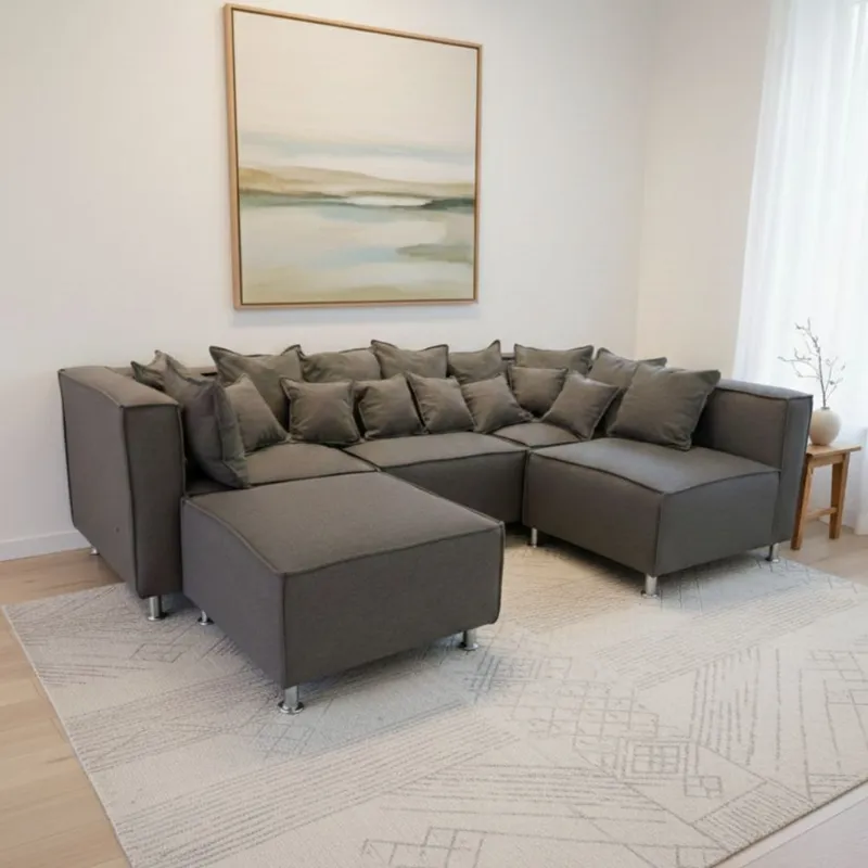 Cubolonge - Moderna Hogar en Elegí una opciónBeigeBordoChocolateGrisGris - Sillones y sofás, Uruguay | Moderna Hogar