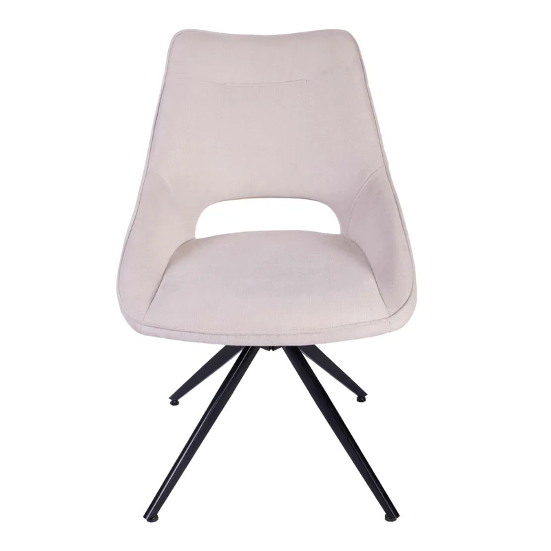 Silla De Oficina Tela-y-polipropileno Blanco Christie en Blanco - Escritorios y sillas de escritorio, Uruguay | Divino, vista 3
