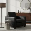 SOFA 1 CUERPO TAPIZADO EN CUERO - COLOR NEGRO en Negro - Sillones y sofás, Uruguay | Champagne Home, vista 1 de 3