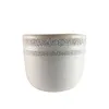 MACETA CERAMICA OVAL ANILLOS 20X20X17.5CM - Macetas, Uruguay | Koz, vista 1 de 2