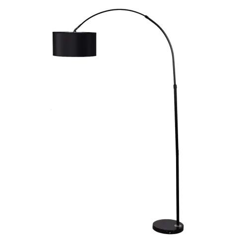 Lámpara De Pie Metal-y-marmol Negro Ch2104f005 en Negro - Lámparas de pie, Uruguay | Divino