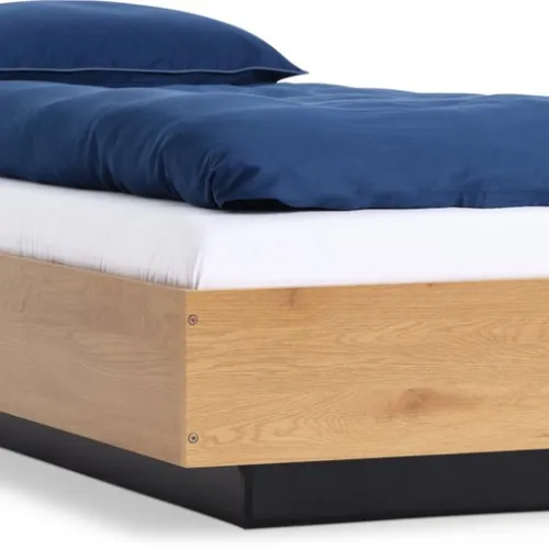 Estructura cama ELLINGE 90x190 almac roble en Madera natural - Dormitorio, Uruguay | JYSK