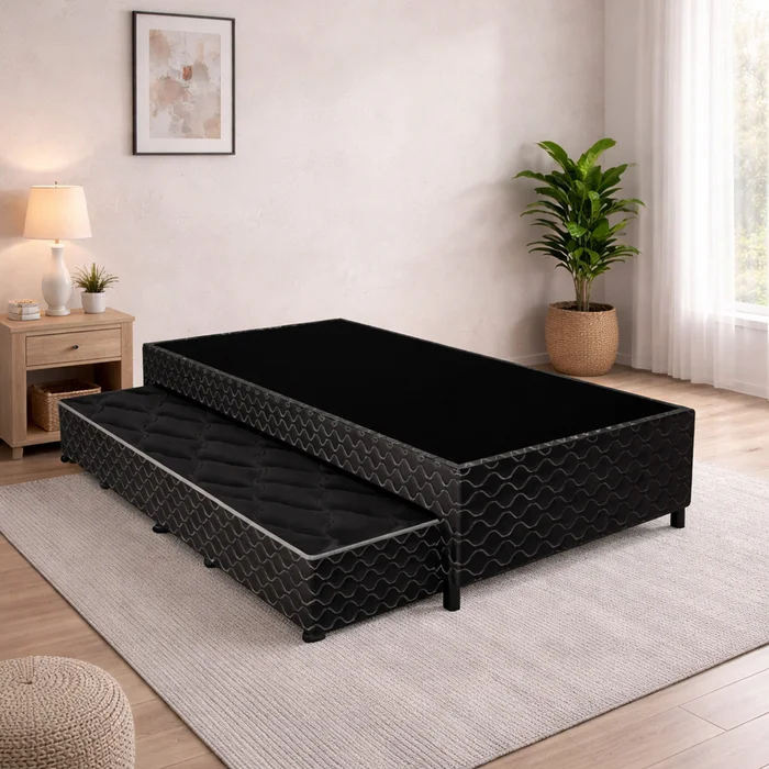 Base Para Marinera Fuji Con Cama Auxiliar en Negro - Muebles, Uruguay | Soy Hogar, vista 2