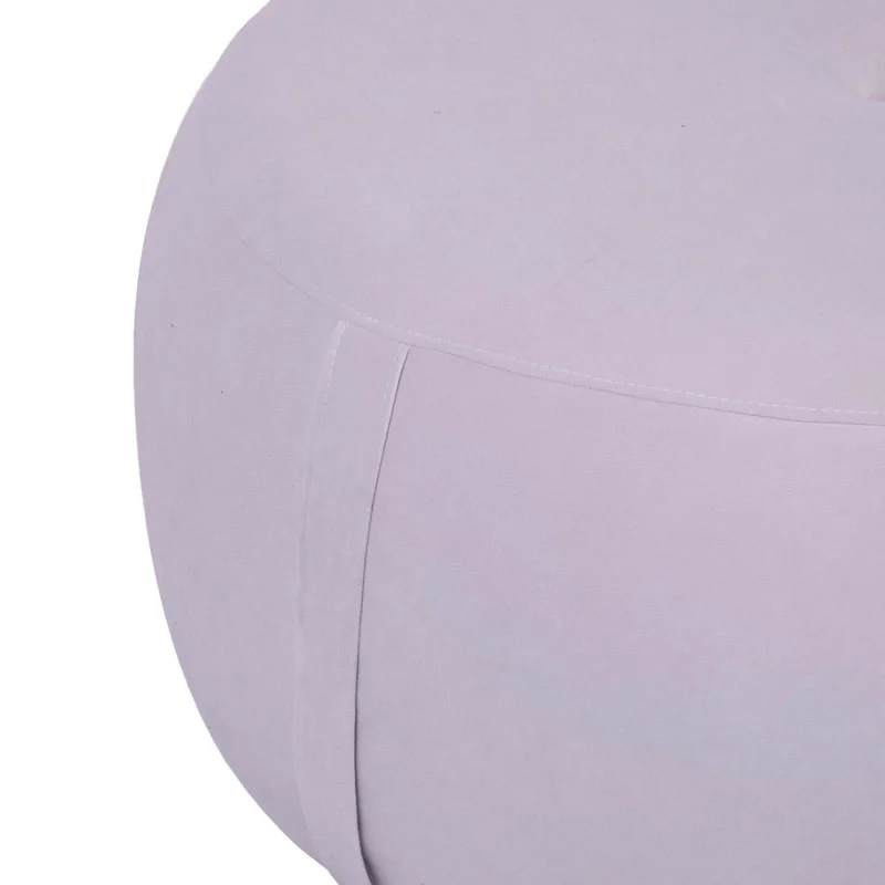 Puff Tela Natural-beige Olten Beige Claro en Violeta - Sillones y sofás, Uruguay | Divino, vista 3
