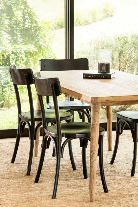 MESA COMEDOR NORDICA - OLMO NATURAL - 1.80 X 0.90 MTS en Madera natural - Mesas de comedor, Uruguay | La Iberica, vista 30