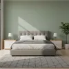 Mesa de Luz 2 cajones - Moderna - Beige Frizz en Beige - Mesas de luz, Uruguay | Rústico Hogar, vista 2 de 4