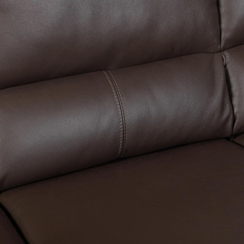 Sillón 3 Cuerpos Cuero Marron Florencia Choc. en Marrón - Sillones y sofás, Uruguay | Divino, vista 6
