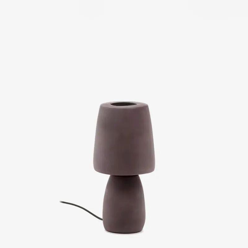 Lámpara de mesa Tandy de terracota marrón en Marrón - Lámparas de mesa, Uruguay | Kavehome