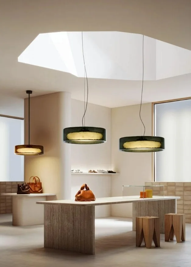 Ringo 70 cm Dimerizable  en Verde oliva - Lámparas colgantes, Uruguay | Darko Lighting, vista 2
