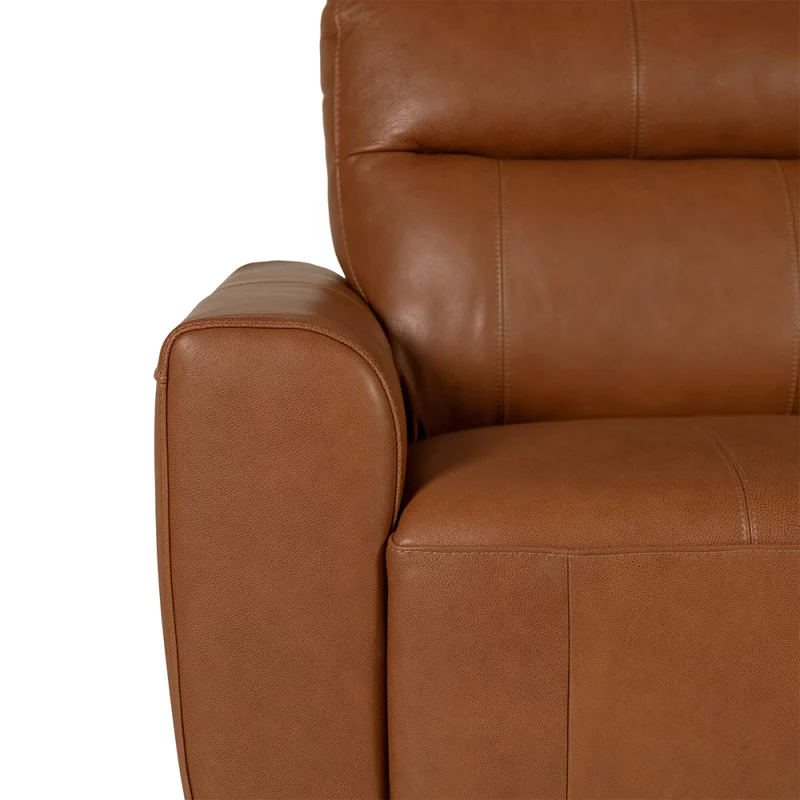 Sofá Tahití - Cuero Advanced - 2 cuerpos - Maverick Telha en Marrón - Sillones y sofás, Uruguay | Nyr, vista 4