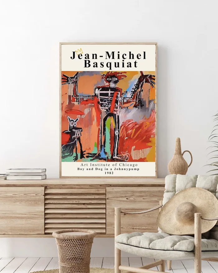 Basquiat - Boy and dog en Multicolor - Láminas, Uruguay | La Cuadrería, vista 2