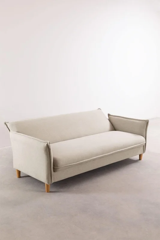 Sillón Cama Lauren c/Baúl - Beige en Beige - Sillones y sofás, Uruguay | Samic, vista 4