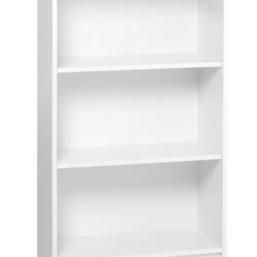 Librería HORSENS 3 estantes ancha blanco en Blanco - Bibliotecas, Uruguay | JYSK