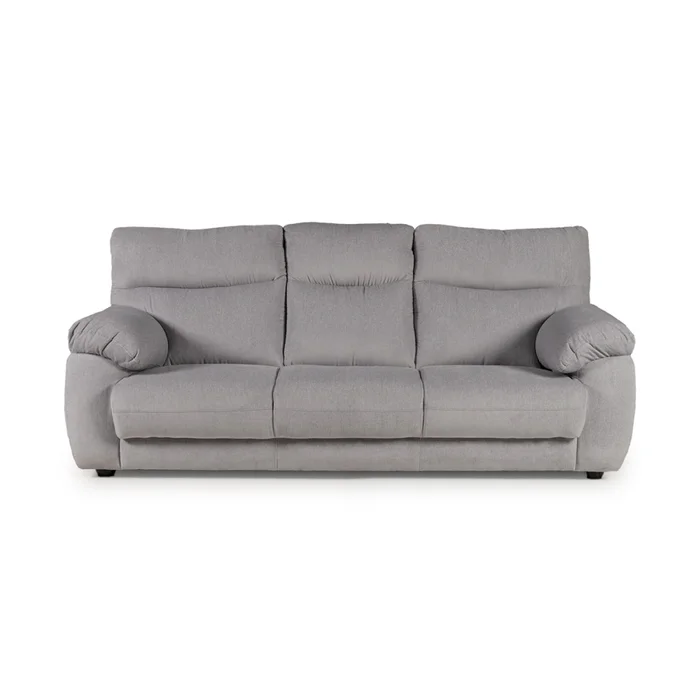 Sofá Aura - Tela Aquaclean Sustentable - 3 cuerpos - A fabricar en Gris - Sillones y sofás, Uruguay | NYR, vista 2