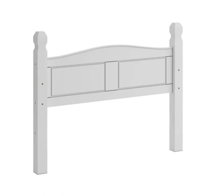 Respaldo Queen Madera Maciza 160cm - Blanco en Blanco - Respaldos de cama, Uruguay | Rústico Hogar, vista 2