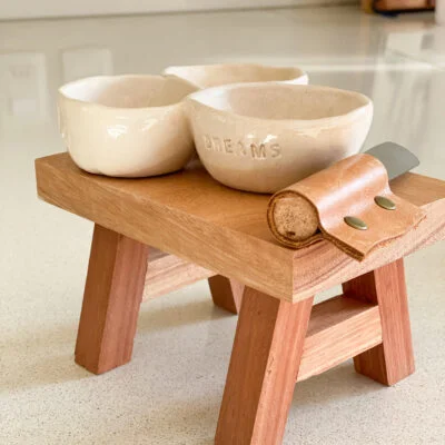 Banquito 4p de 15 cm en Madera natural - Decoración, Uruguay | Dreams On Time, vista 3