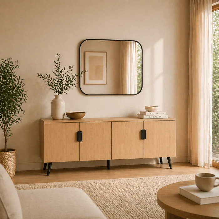 RACK QUEBEC en Madera natural - Muebles para TV, Uruguay | Forum Design, vista 2