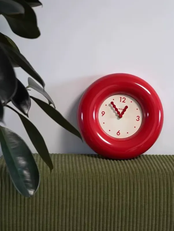 Bagel Clock en Naranja - Decoración, Uruguay | CB Studio