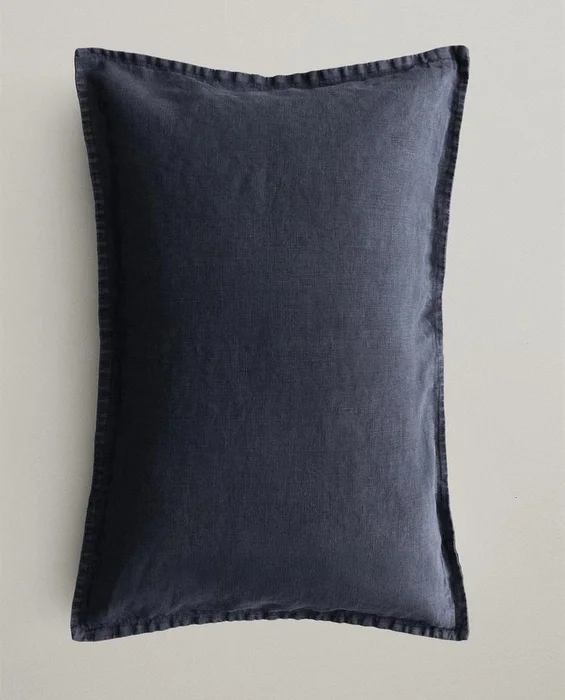FUNDA COJÍN LINO LAVADO en Azul - Textiles, Uruguay | Zara Home
