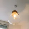 Lámpara Colgante Lampadari Vidrio y Madera – Mediano - Lámparas colgantes, Uruguay | Berna home, vista 2 de 6