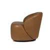 Butaca Zoey Giratoria - Cuero Natural - 1016 (Nozes) en Beige - Butacas, banquetas y puffs, Uruguay | NYR, vista 5 de 7