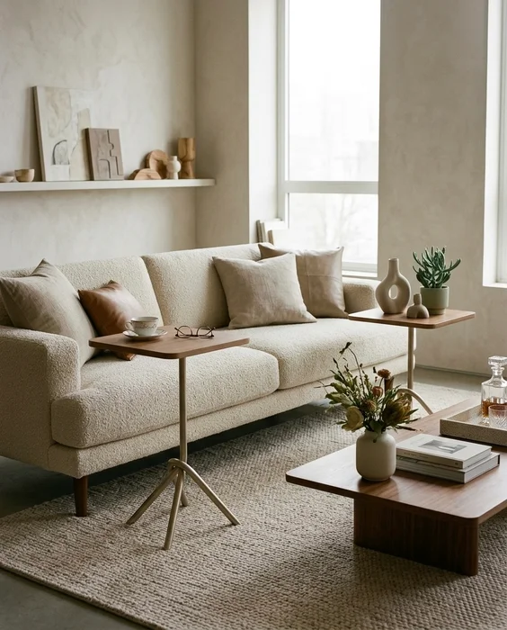 MESA LATERAL Triplex altura 65 cm en Marrón - Muebles, Uruguay | Indrana, vista 3