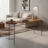 APARADOR - TECA Y METAL - RATTAN NATURAL Y VIDRIO en Madera natural - Aparadores y recibidores, Uruguay | Champagne Home, vista 2 de 4