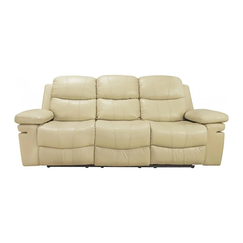 Sillón Reclinable 3 Cuerpos Pu Natural-beige Mr2138 Cream en Beige - Sillones y sofás, Uruguay | Divino, vista 6
