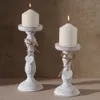Candelabro Madera Chico en Blanco - Velas y Portavelas, Uruguay | Tiendas Montevideo, vista 1 de 3