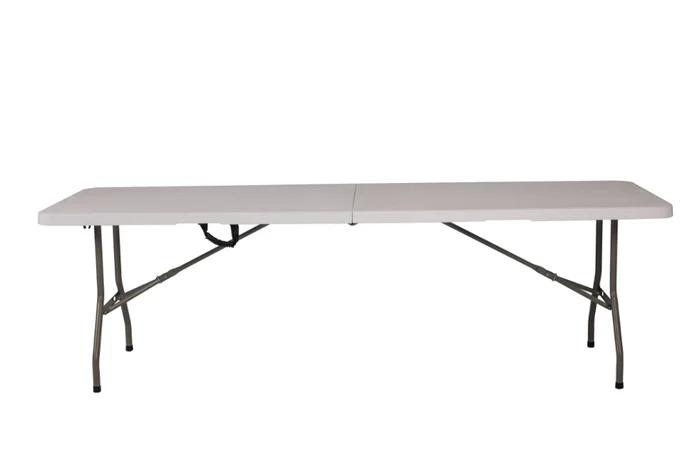 MESA PLEGABLE POLIPROPILENO 240 CM en Blanco - Muebles para el exterior, Uruguay | Alfa Ventas, vista 2