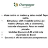MESA CENTRO REDONDA - BASE GRAFITO - VIDRIO BRONCE en Madera natural - Mesas de living, Uruguay | Champagne Home, vista 4 de 5