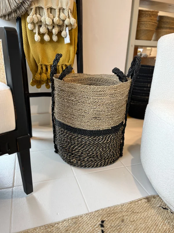 Set canastos Oreo en Madera natural - Canastos, Uruguay | Martinika Deco, vista 3