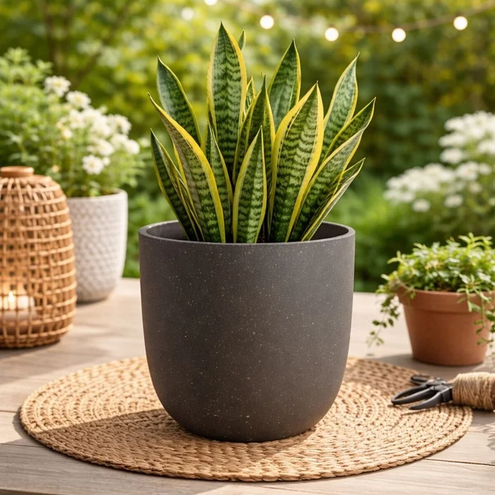 MACETA JAR Gris Large en Gris - Decoración, Uruguay | Viasono