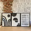 Kit x3 Cuadros Abstractos 40 x 60 con Vidrio - Decoración de pared, Uruguay | Berna home, vista 3 de 6